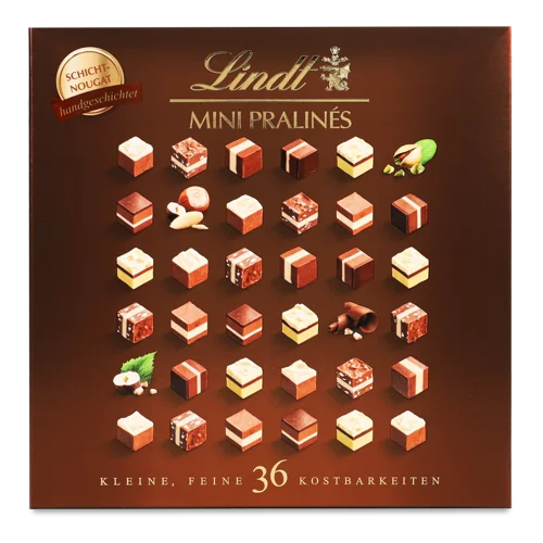 Шоколадні Цукерки Schicht-Nougat Mini Pralines, в/ґ, к/у 165г