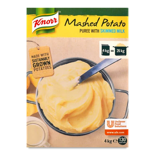 Пюре Картопляне Сухе З Молоком Knorr, к/у, 4 кг