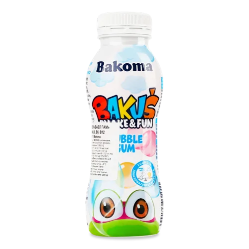 Напій Молочний Bakus Shake Зі Смаком «Бабл Гам», п/пл
