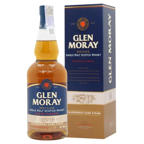 Віскі Glen Moray Classic Chardonnay 40% 0,7л у коробці