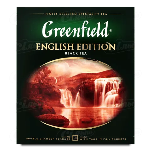 Чай чорний Greenfield English Edition, 50*2г