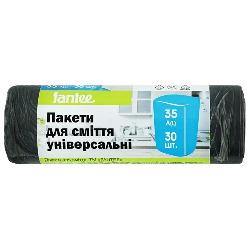 Пакети для сміття Fantee Універсальні 35л 30шт