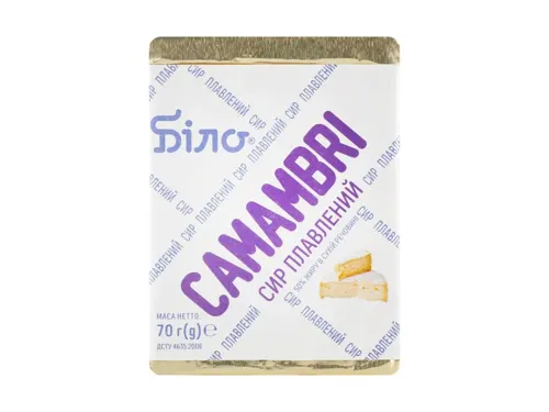 Сир плавлений 50% Camambri Біло м/у 70г