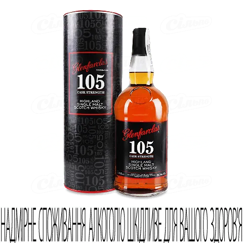 Віскі Glenfarclas 105 Cask Strength 60%, 1л