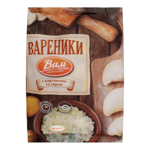 Вареники з картоплею та сиром Вам м/у 900г