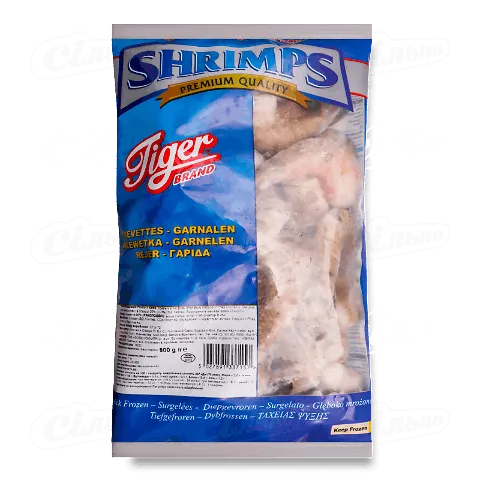 Креветка Tiger Brand тигрова хвости 16/20, 800г