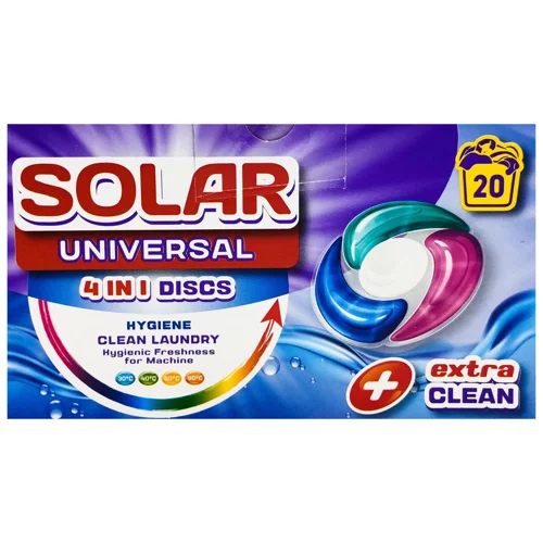 Капсули для прання Solar Universal 4в1 20шт