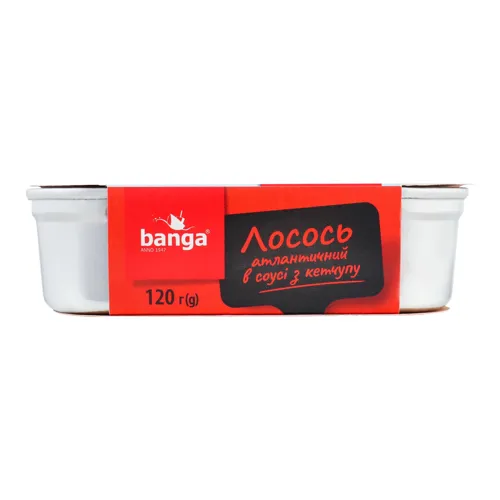 Лосось атлантичний у соусі з кетчупу Banga 120г