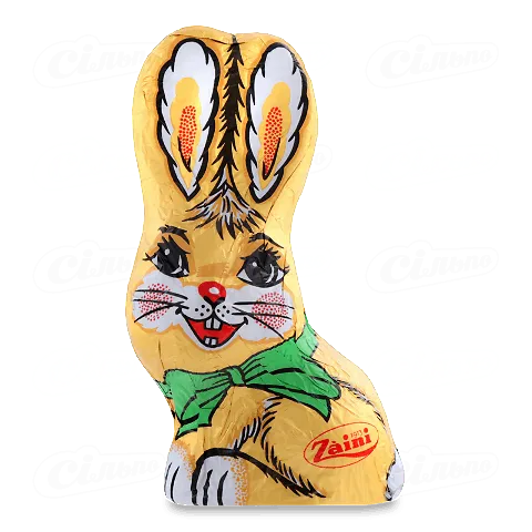 Фігурка Zaini «Великодній кролик» з молочного шоколаду, 60г