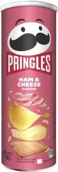 Чіпси Pringles картопляні зі смаком шинки і сиру 165г