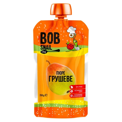 Пюре Bob Snail грушеве 250г