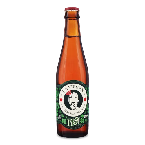 Пиво Світле Непастеризоване IPA La Virgen, 0.33л, 6.5% в/ґ