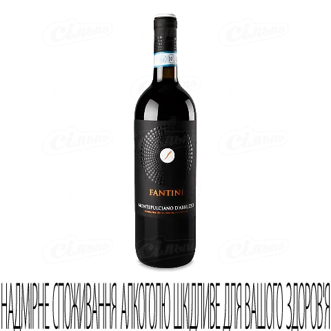 Вино Fantini Montepulciano d'Abruzzo червоне сухе, 0,75л