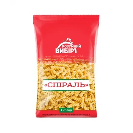 Макарони «Розумний вибір» Спіраль 1 кг