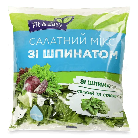 Салат Fit&Easy мікс зі шпинатом, 120г