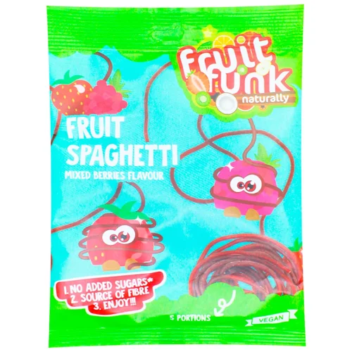 Фруктові спагетті зі смаком ягід ТМ FRUIT FUNK 100 г 100 г