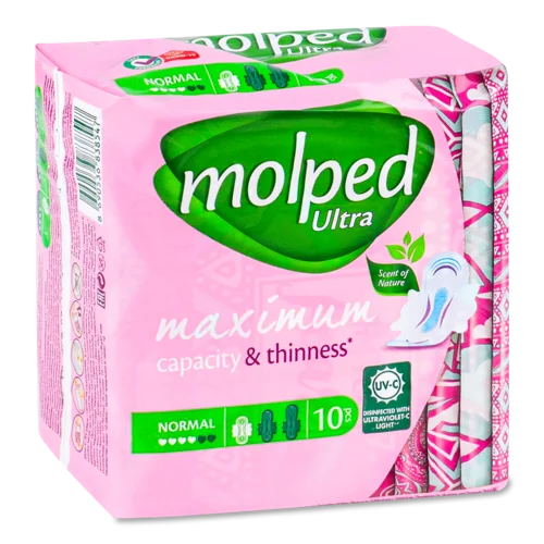 Гігієнічні Прокладки Normal Ultra Maximum Molped, в/ґ, 10шт