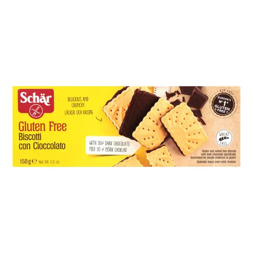 Печиво Schar Biscotti з шоколадом 150г х6