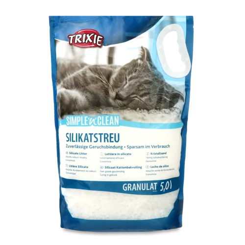 Наповнювач Для Туалету Силікагелевий У Гранулах Для Котів Simple'n'Clean Trixie, 2.2кг