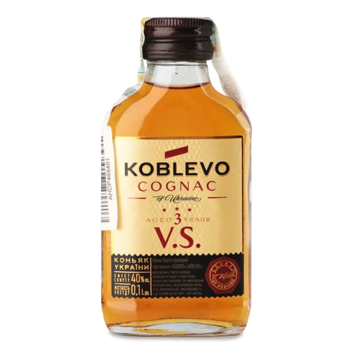 Коньяк V.S. Ординарний 40% 3 Зірки, 0.1л, п/пл