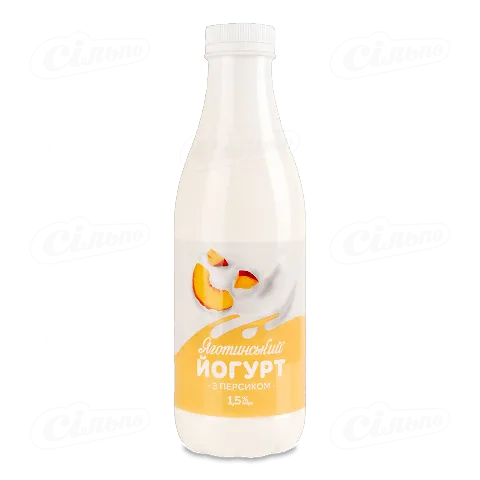 Йогурт Яготинський персик 1,5% пл, 750г