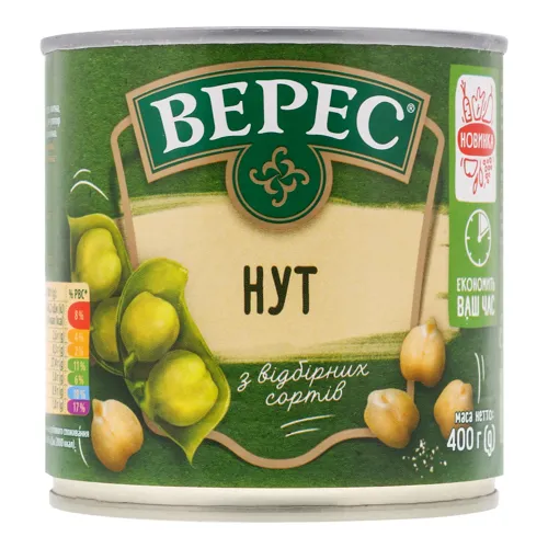 Нут Верес у залізній банці 400г