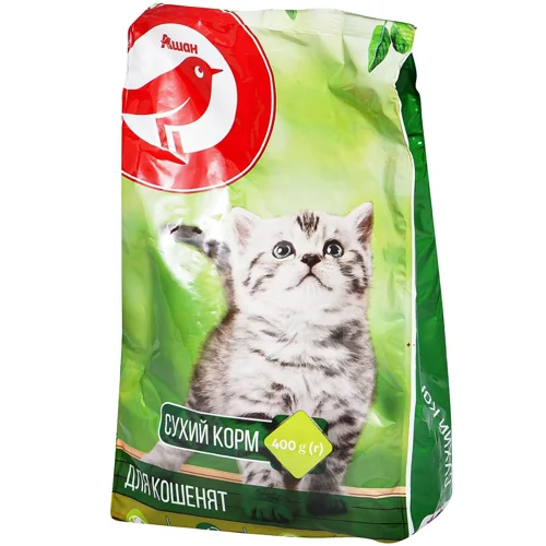 Корм сухий Auchan для кошенят 400г