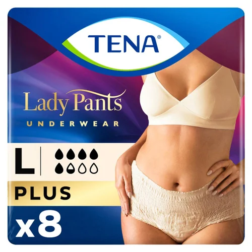 Труси урологічні Tena Lady Pants Plus для жінок L 8шт Creme