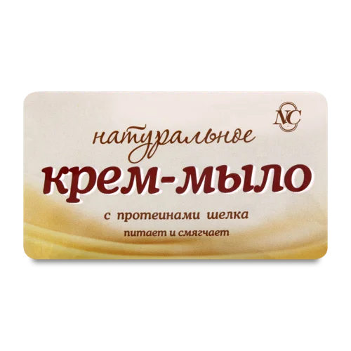 Крем-мило Натуральне З Протеїнами Шовку, Невська Косметика, 90г