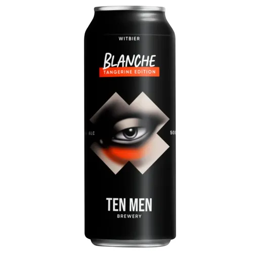 Пиво Ten Men Blanche Tangerine Edition світле нефільтроване 5,2% 0,5л