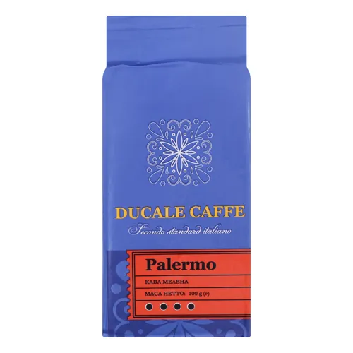 Кава натуральна мелена свіжообсмажена Palermo Ducale Caffe в/у 100г