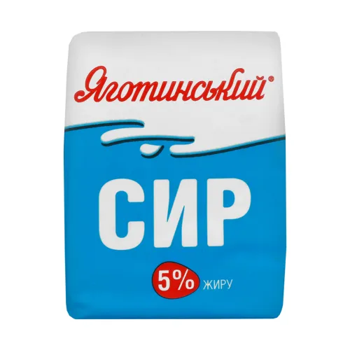 Сир кисломолочний 5% Яготинський м/у 200г