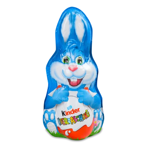 Фігурка Kinder Заєць З Сюрпризом, Молочний/Шоколадний, 20г