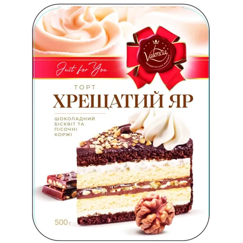 Торт Valencia Хрещатий Яр 500г