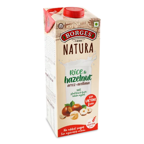 Напій Фундуково-Рисовий Natura Borges Термінально Оброблений, т/п, 1л