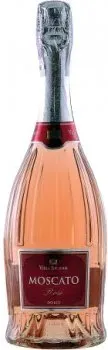 Вино ігристе Villa Jolanda Moscato Rose Carved Santero рожеве солодке 0.75л. 6.5%