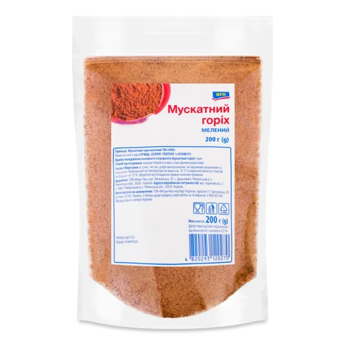 Горіх Мускатний Мелений В/ґ, 200г
