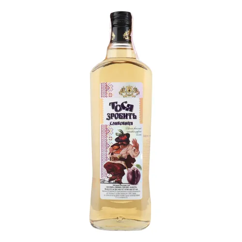 Напій винний напівсолодкий білий "ТОСЯ ЗРОБИТЬ" СЛИВОВИЦЯ 14,5 0,5л