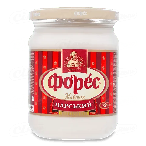 Майонез Форес Царський 72% с/б, 440г