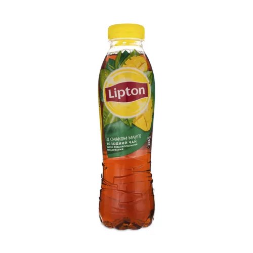 Напій безалкогольний негазований Холодний чорний чай зі смаком манго Lipton 0.5л