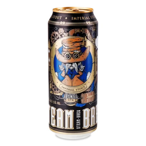 Пиво Steam-Brew Imperial Stout темне фільтроване з/б