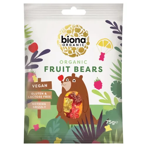 Цукерки желейні Biona Organic Fruit Bears органічні 75г