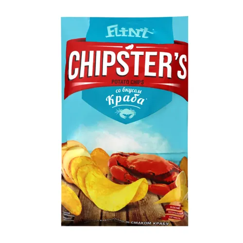 Чіпси картопляні зі смаком краба Chipster's м/у 70г