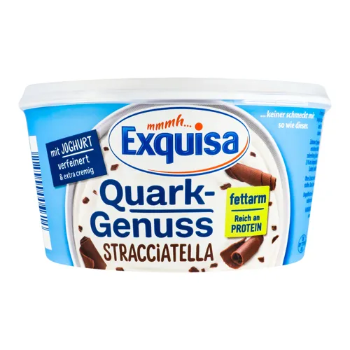 Десерт 0.2% сирний Stracciatella Quark Genuss Exquisa ст 500г