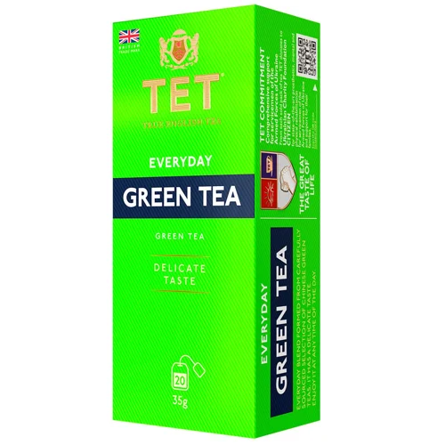 Чай зелений ТЕТ Everyday 1,75г*20шт