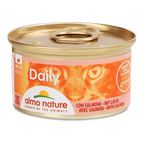 Корм Для Котів Almo Nature Daily Лосось, Натуральна Оболонка, 100 г
