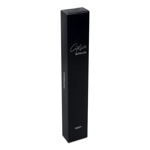 Зубна Щітка М'якої Жорсткості Black/Silver Slim Apriori, 1шт