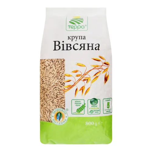 Крупа вівсяна Терра м/у 800г