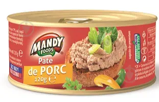 Паштет зі свинячої печінки 120г ТМ Mandy