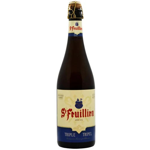 Пиво St-Feuillien Triple світле фільтроване 8,5% 0,75л